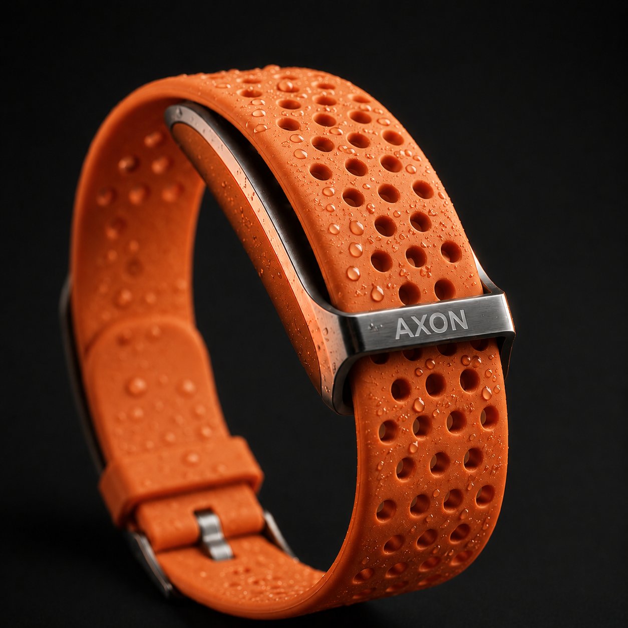 AXON Core screenless heart rate and activity tracker in orange
