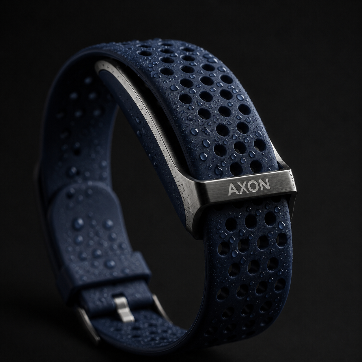 AXON Core screenless sleep and activity tracker in navy blue