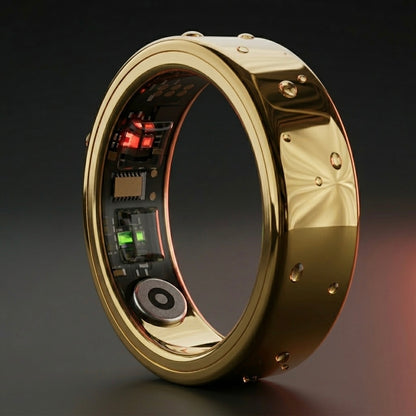 AXON Nano smart ring sleep and activity tracker in gold